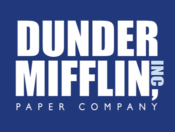 Just Funky JFL-OFF-PIN-25070-C The Office Dunder Mifflin Logo